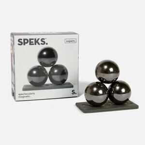 🔥SPEKS 3 Set Magnetic Supers Balls Gunmetal BNWT🔥
